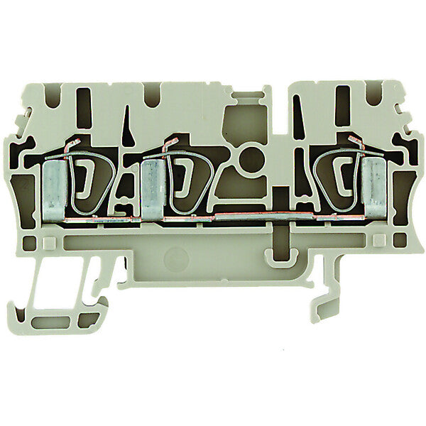 Weidmüller Durchgangsklemme 2,5qmm beige ZDU 2.5/3AN